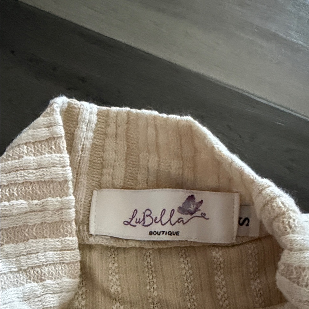 ASOS Cream Ribbed Knit Set - Picture 4 of 6